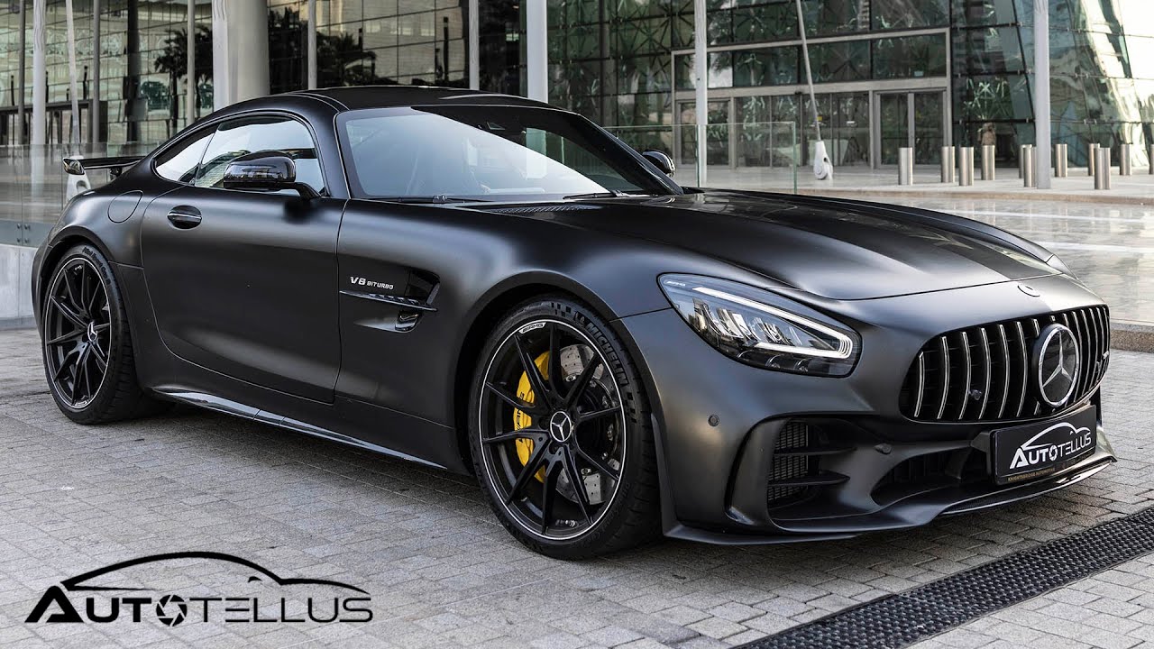 MURDERED OUT! 2022 MERCEDES-AMG GT-R 585HP V8BITURBO BEAST - In a stunning spec - Details, sounds