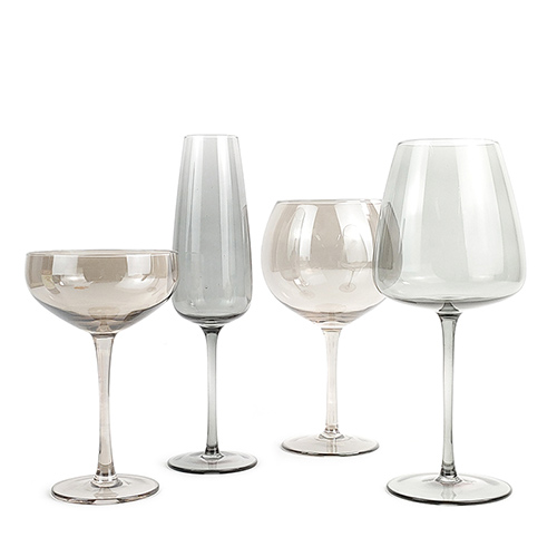 Customized Logo Luxury Wine Glass Handmade Soda Lime Glasses Set - Raylon