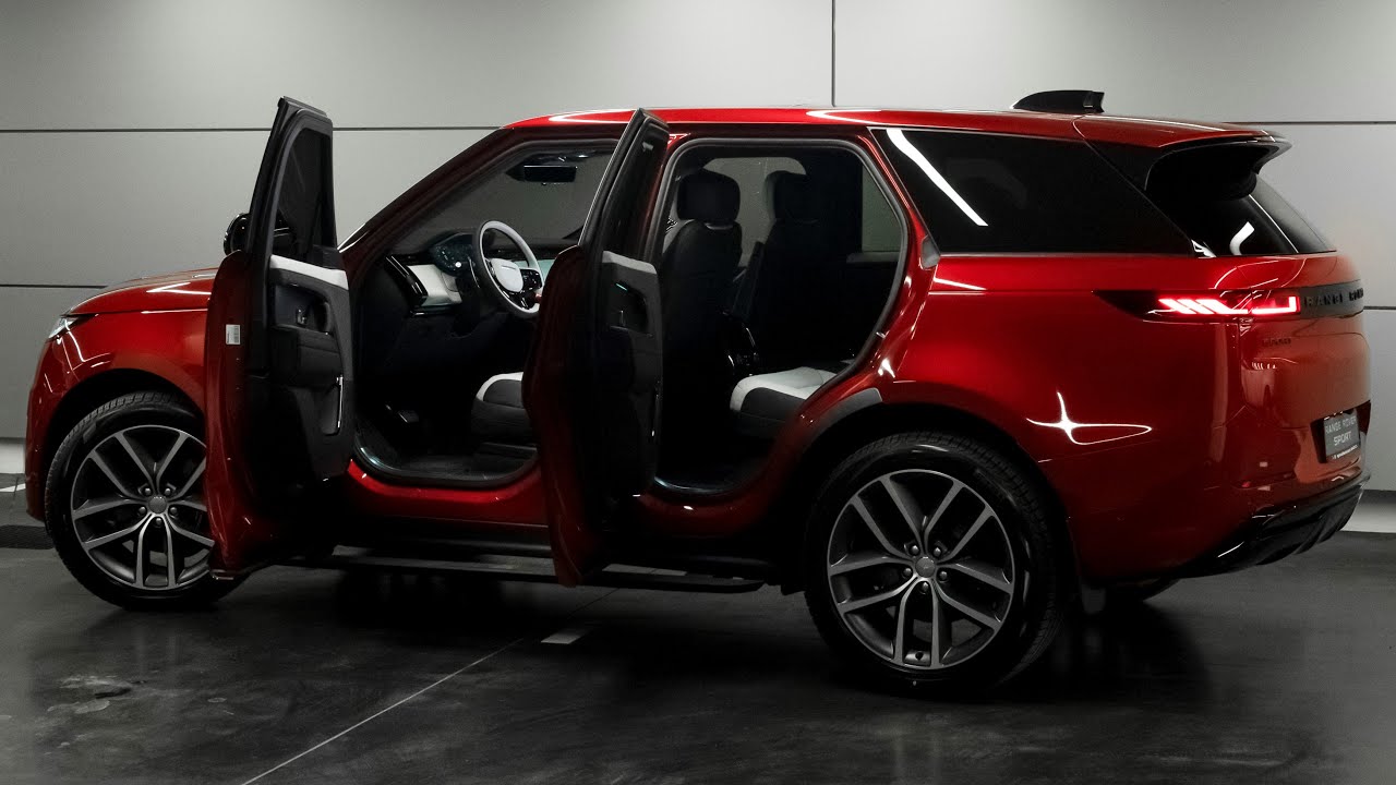 2024 Red Range Rover Sport - Wild Luxury SUV in Detail 4K