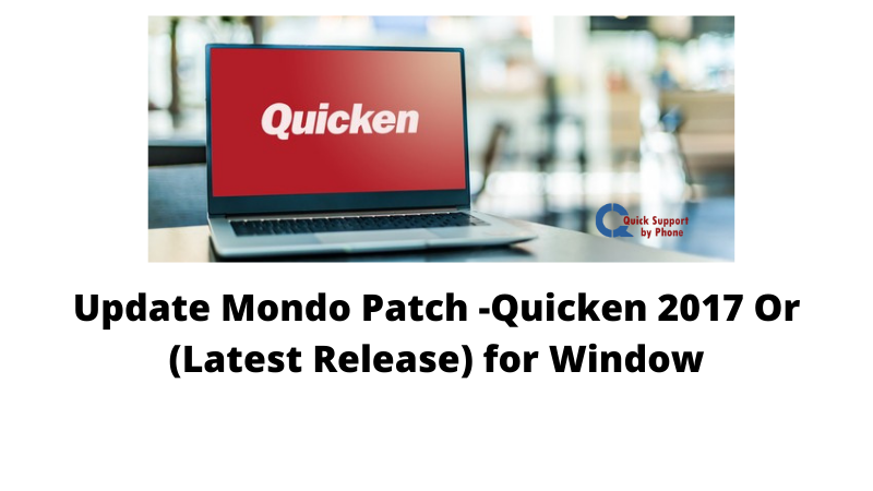Quicken Problems : Fixed Quicken Mondo Patch (1-855-233-5515)