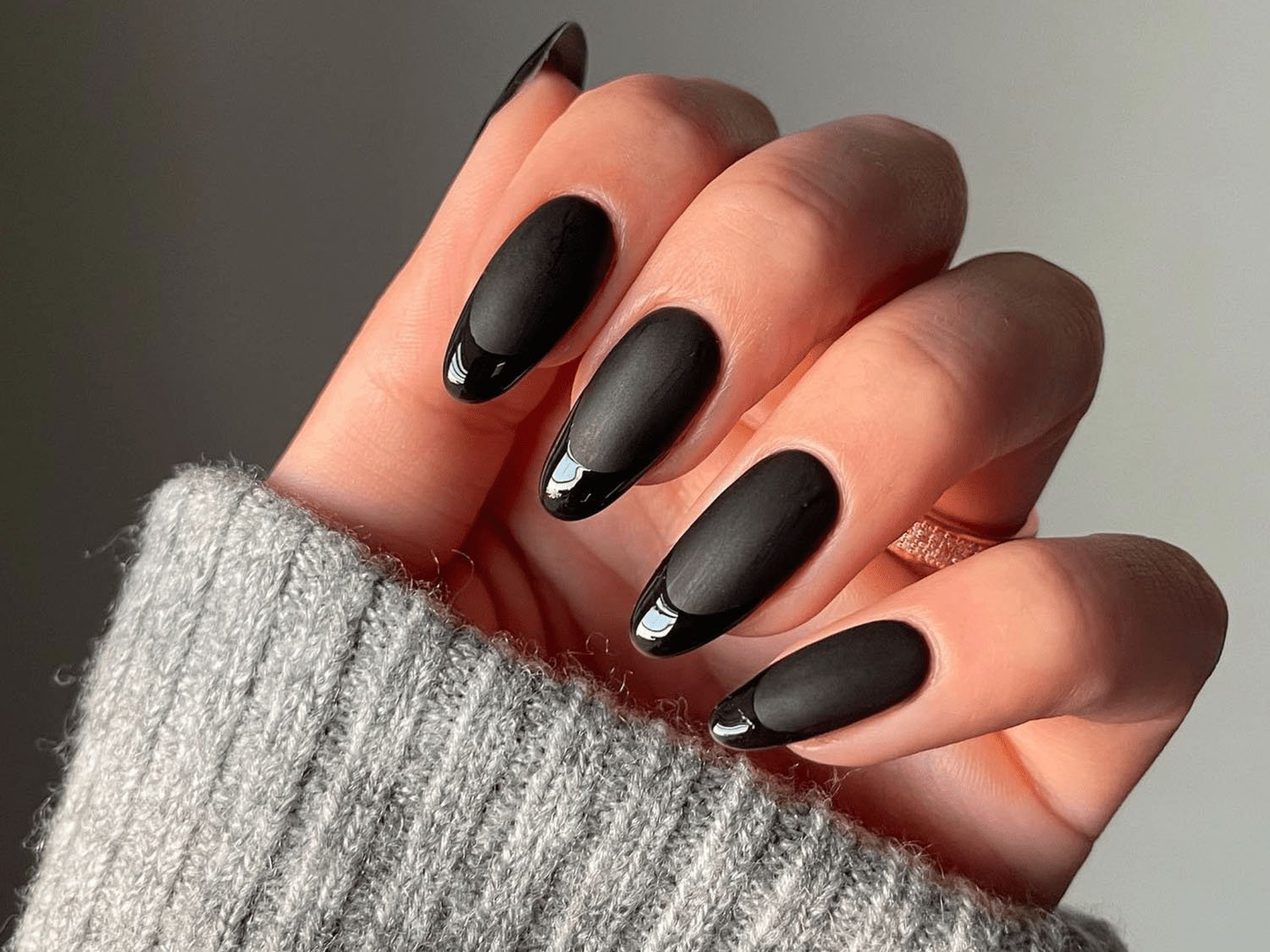 Why Black French Tip Nails Are So Popular ? | Buzz Pulse