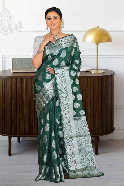 Designer Silk Sarees In Numerous Styles from AMMK