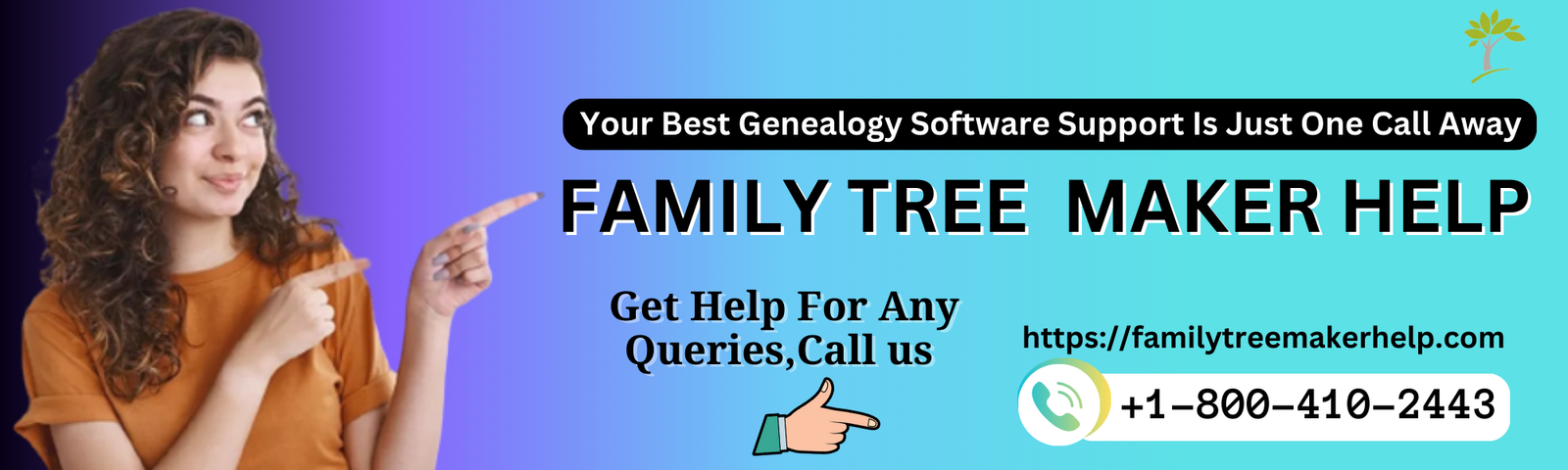 Family Tree Maker Help Number +1-800-410-2443