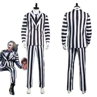 Beetlejuice Black and White Suit Profile Picture