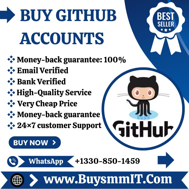 Buy GitHub Accounts - Cheap, PVA, Aged - BuysmmIT
