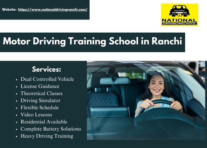 How to Improve Driving Skills With Motor Driving School in Ranchi? | by National Driving Ranchi | Apr, 2024 | Medium