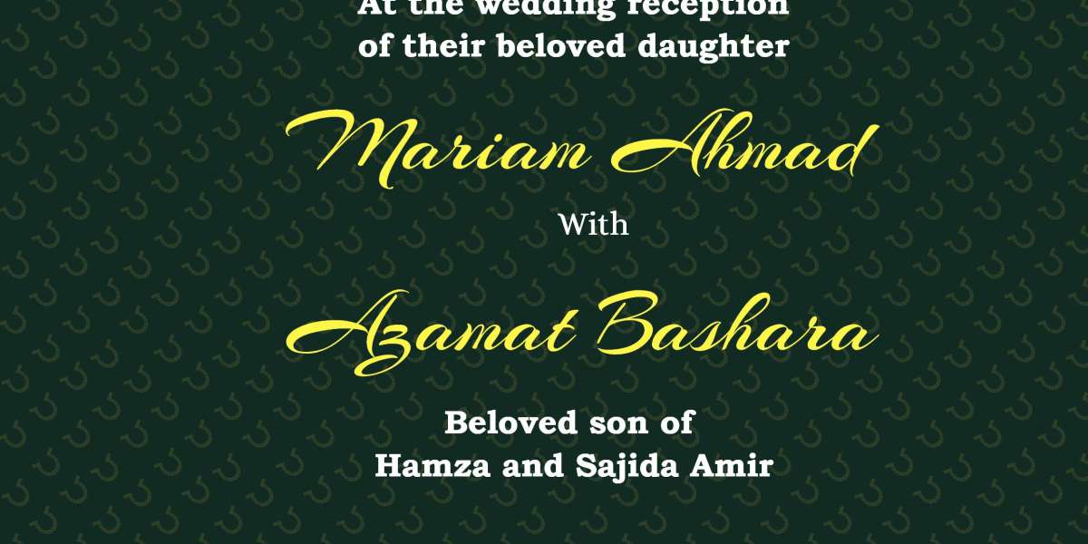 Creating Beautiful Digital Wedding Cards for a Traditional Muslim Wedding