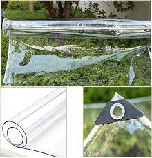 Clear Waterproof Plastic Tarpaulin With Eyelets For Plants Tarpaulinz - Tarpaulinz
