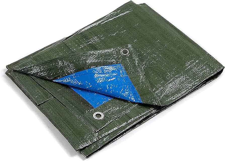 Green And Blue Tarpaulin 80gsm High Density Woven Polyethylene Tarpaulinz - Tarpaulinz