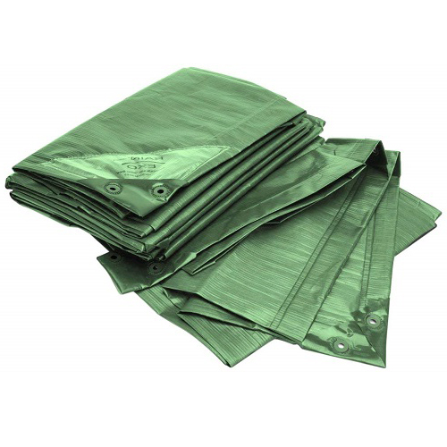 Green 90gsm Tarpaulin Includes Eyelets UV Stability Tarpaulinz - Tarpaulinz