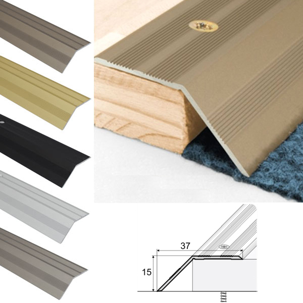 Non Slip Aluminium Door Floor Trim Carpet Thresholds Ramp - Floor Safety Store