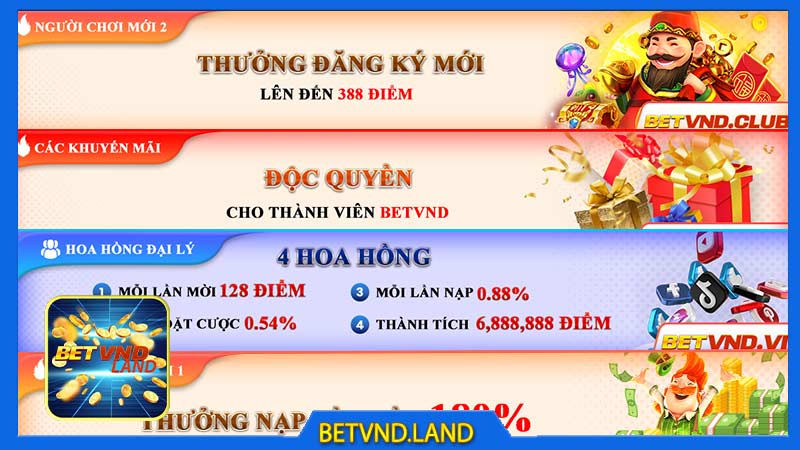 Khuyến Mãi Betvnd - Vui Chơi Giải Trí Có Thưởng