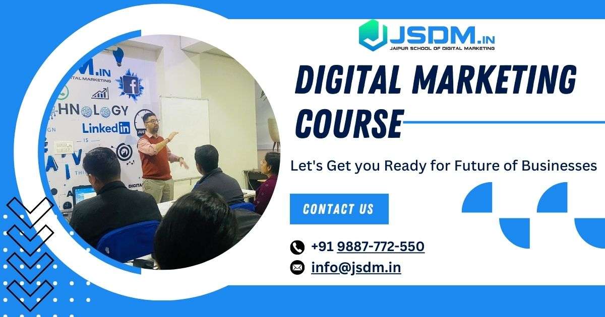 #1 Best Digital Marketing Course In Jaipur - JSDM