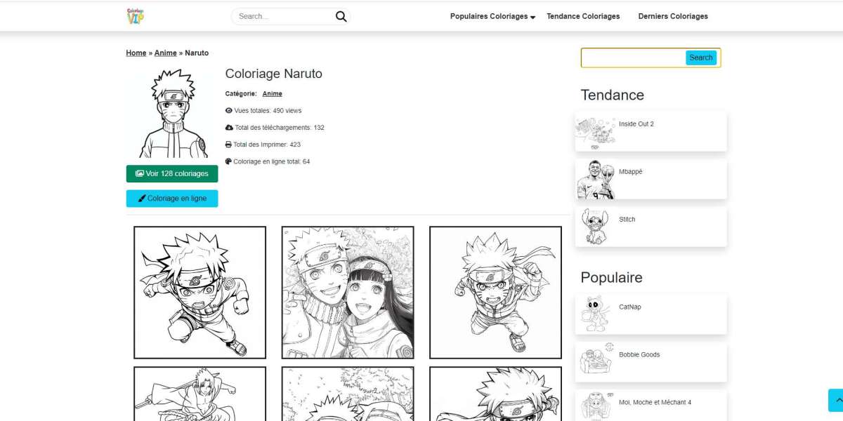 Coloriage Naruto : L'Aventure Ninja Haute en Couleurs !