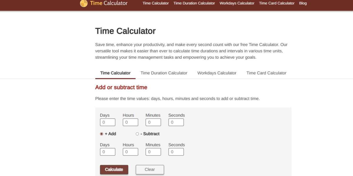 Time Mastery Simplified with Time Calculator