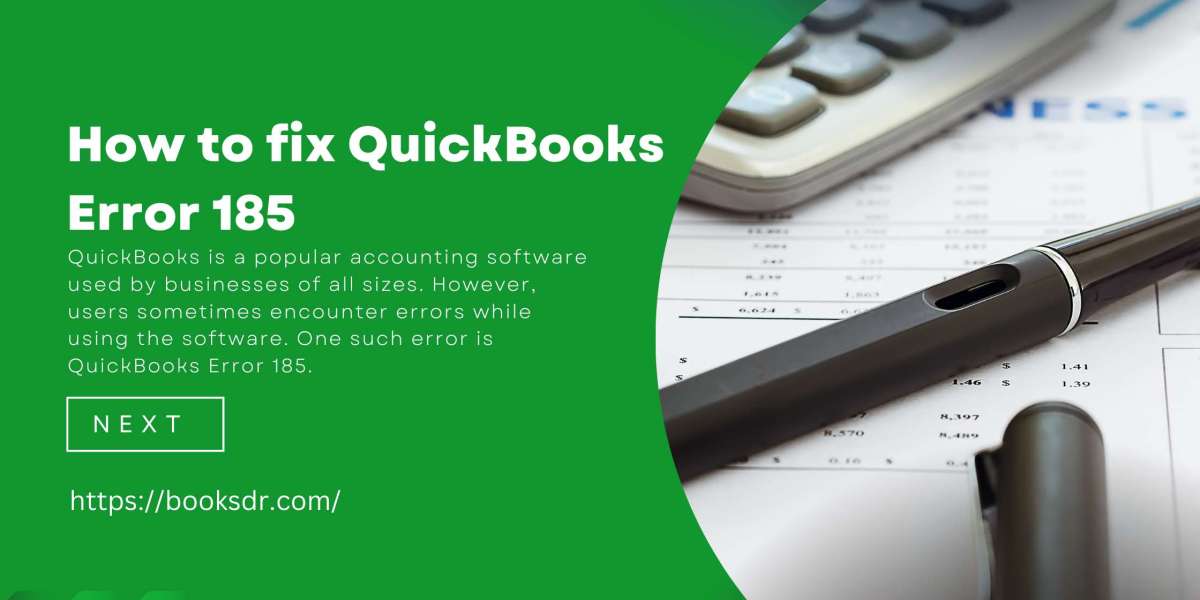 How to fix QuickBooks Error 185