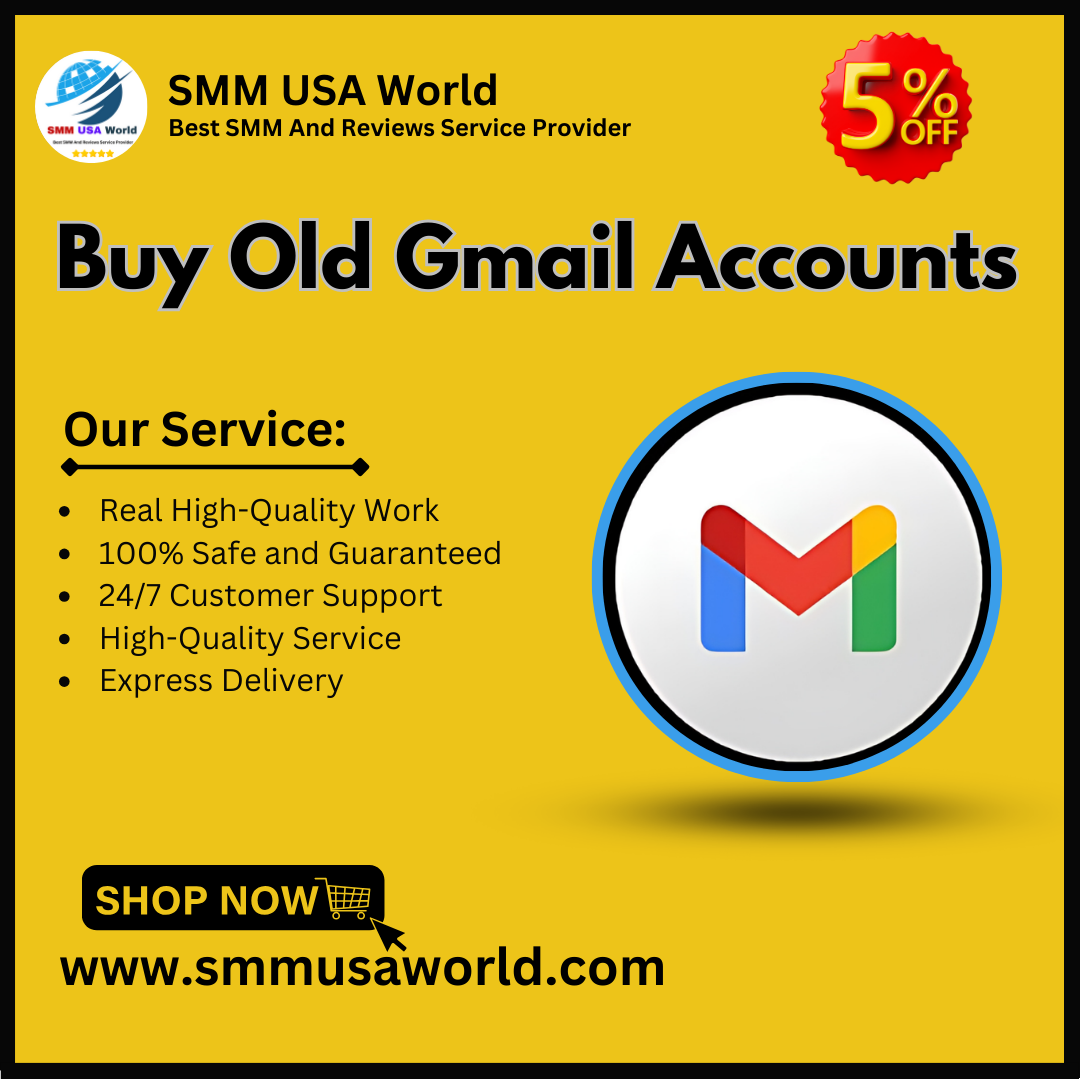 Buy Old Gmail Accounts - SMM USA World