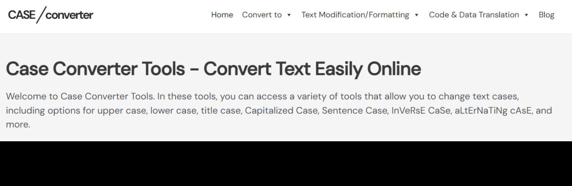 CASE CONVERTER TOOLS Cover Image