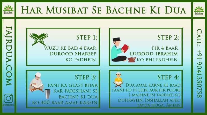 Har Musibat Se Bachne Ki Dua | Pareshani Ko Door Karne Ki Dua