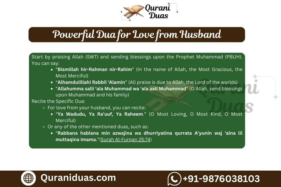 3 Effective Dua For Love from Husband - Qurani Duas