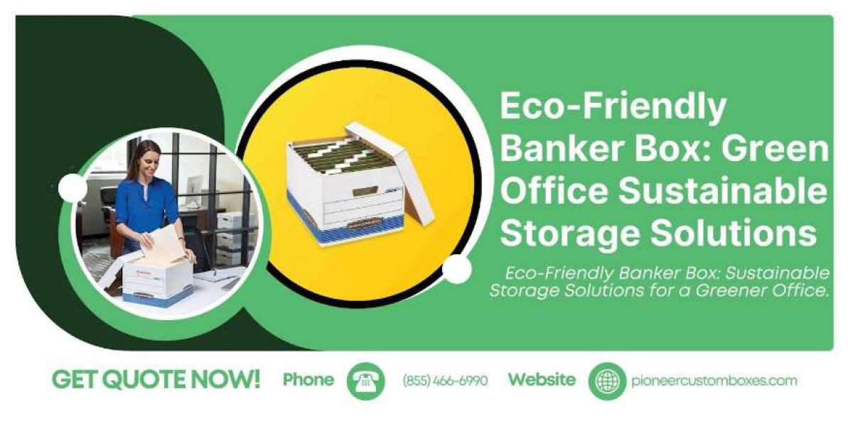 Eco-Friendly Banker Box: Green Office Sustainable Storage Solutions