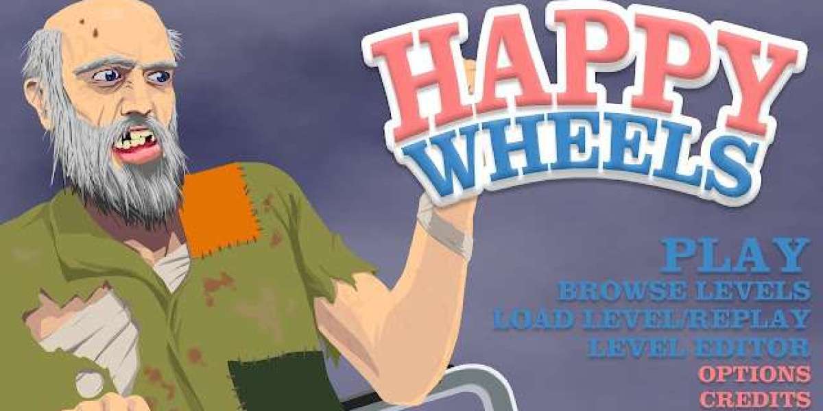 A ragdoll physics game Happy Wheels