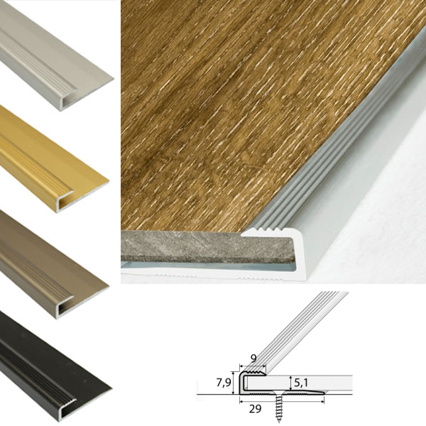 Aluminium Door Floor Threshold For Luxury Click Vinyl Flooring - Floor Safety Store