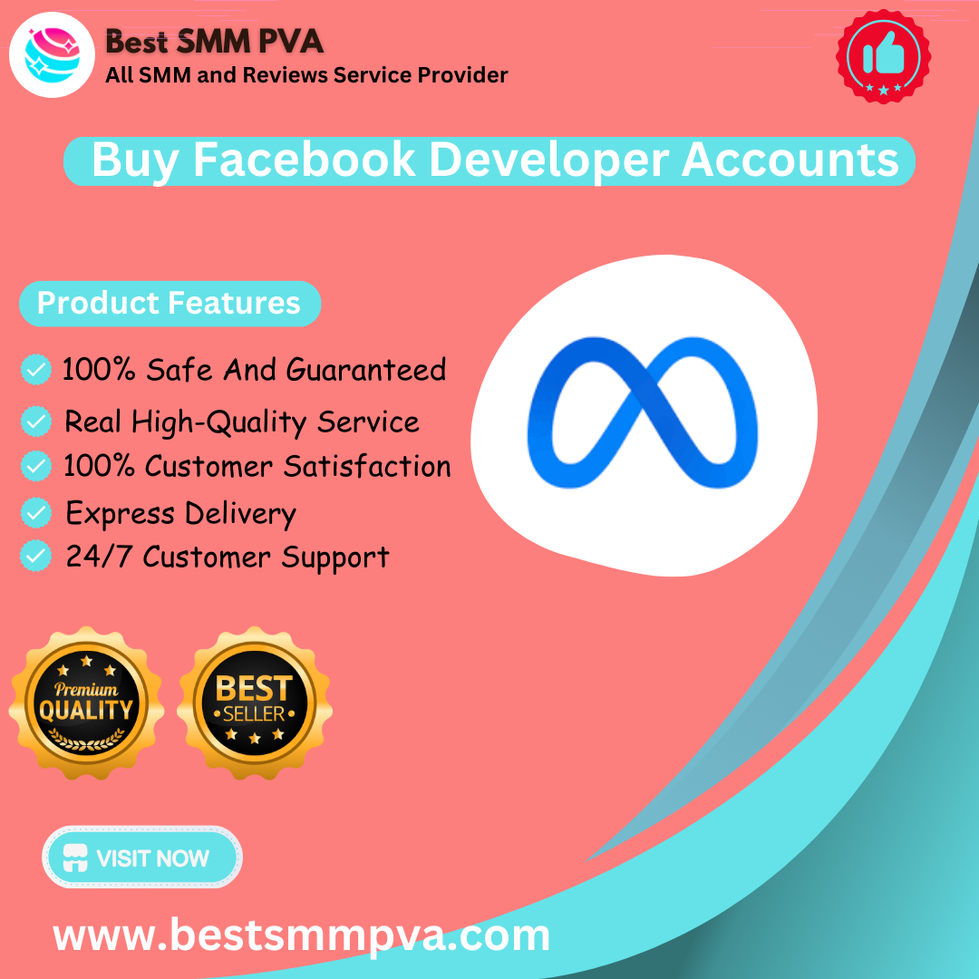 Buy Facebook Developer Accounts - 100% ID Verified