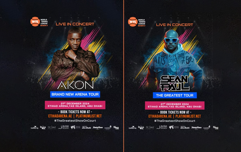 World Tennis League presents Akon Live 2024 ! - Buy Tickets Now